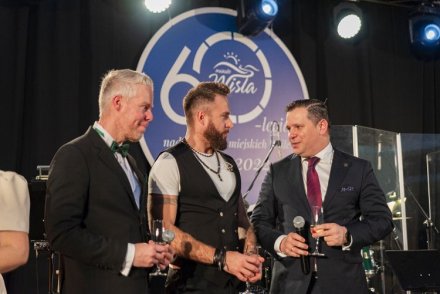 Koncert Noworoczny Miasta Wisła - zespół TreVoci z Burmistrzem Wisły Tomaszem Bujokiem